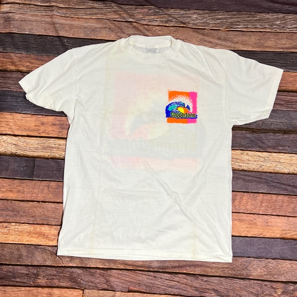 Vintage 90s Coppertone Sun 1990s Graphic Crewneck Mens Tshirt - Picture 1 of 6